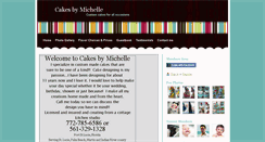 Desktop Screenshot of cakesbymichelle.net
