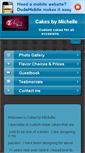 Mobile Screenshot of cakesbymichelle.net